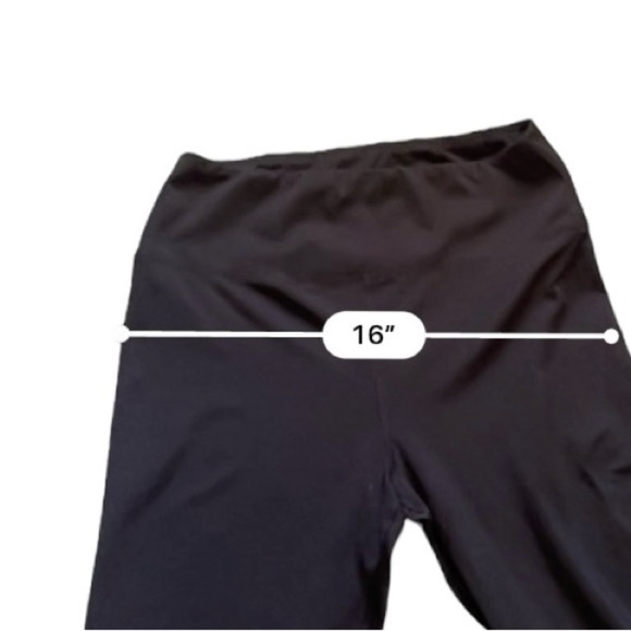 American Eagle black casual elastic tights joggers high rise Women Large - Picture 16 of 16